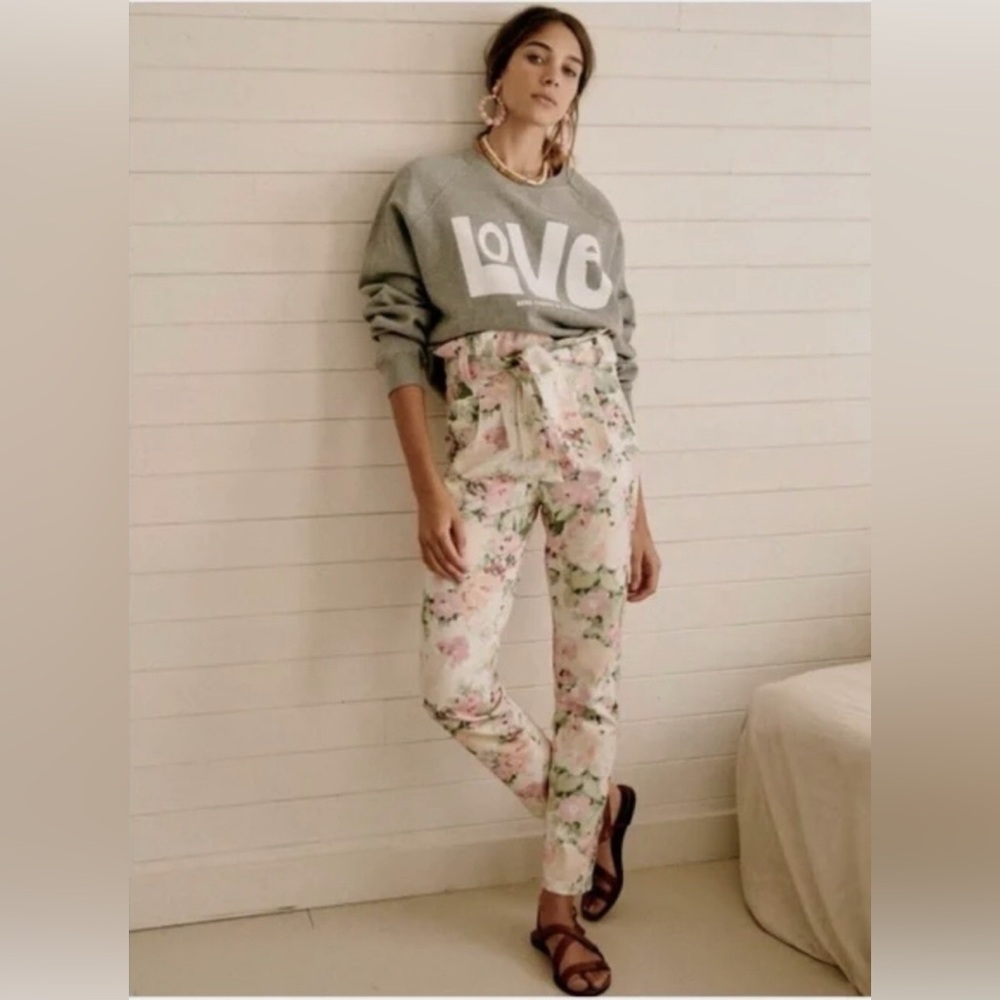 Sezane Austin Jean in romantic flowers